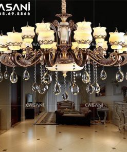 Đèn Chùm Bát Đá Tự Nhiên CCP-2601